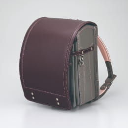 グレー×ボルドー